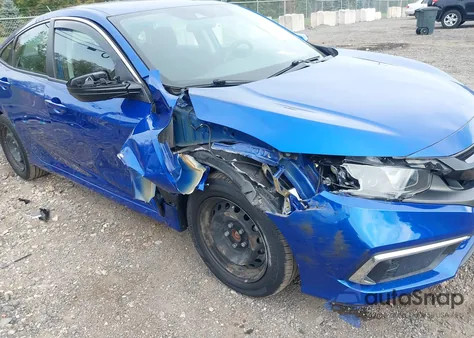 2020 Honda Civic Lx из США, поврежденный, VIN 2HGFC2F61LH504924